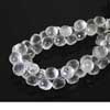 Natural White Crystal Quartz Faceted Onion Drops Briolette Length 8 Inches and Size 6.5 to 9 mm approx. Quartz is the most common mineral found on earth. Clear quartz is a gemstone variety and also known for healing purposes. 